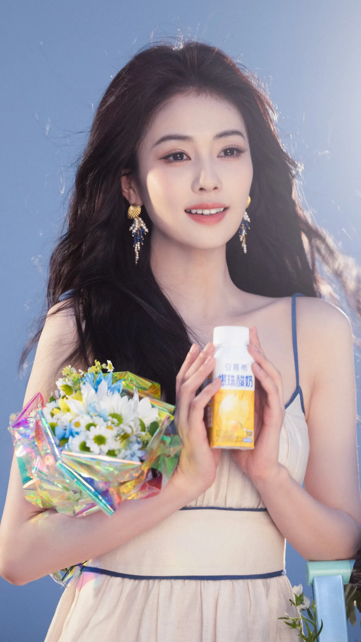 白鹿白裙子写真插图9